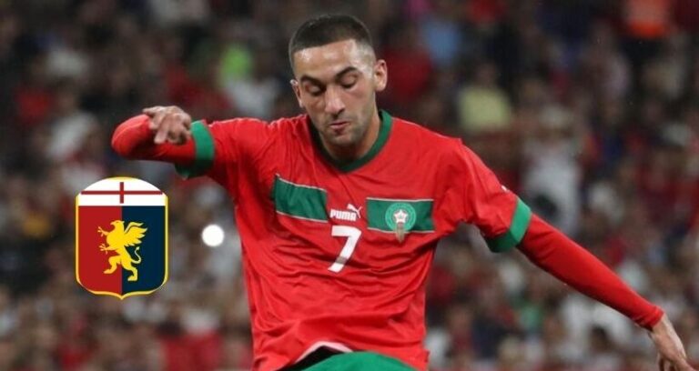 جنوى الإيطالي يفتح باب المفاوضات لضم حكيم زياش حكيم زياش